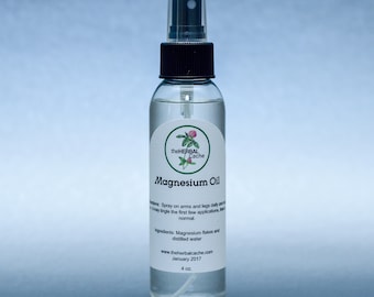 Magnesium Oil | Herbal | Health | Mineral | Charlie Horse | Muscle spasm