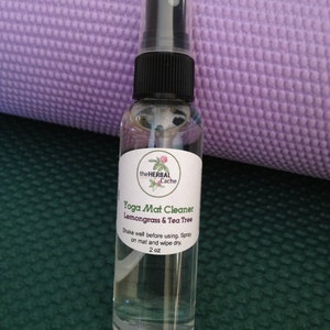 Yoga Mat Cleaner Natural Cleaner with Wipe Cloth image 4