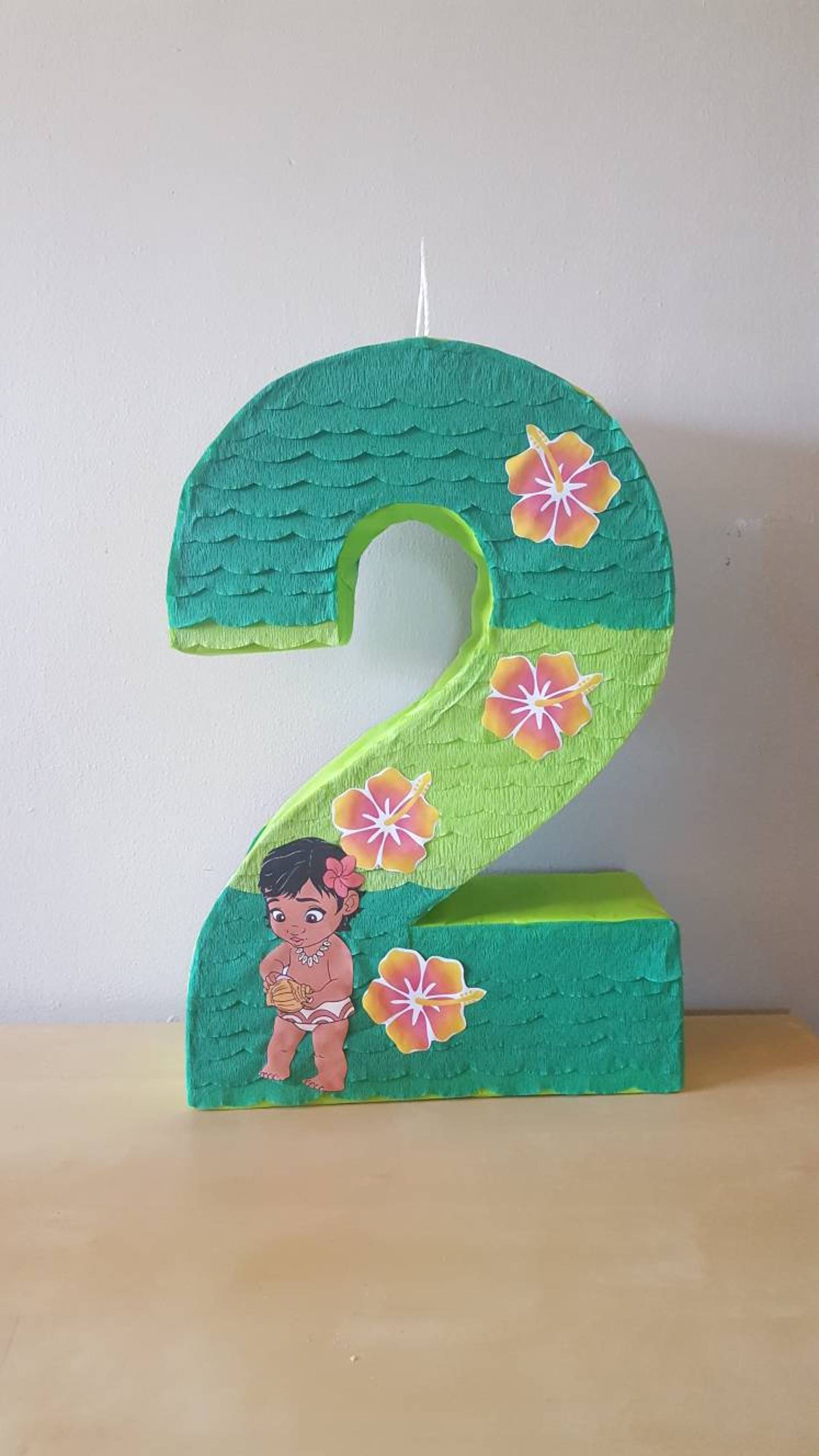 Baby Moana Number Pinatas Baby Moana Number Pinatas
