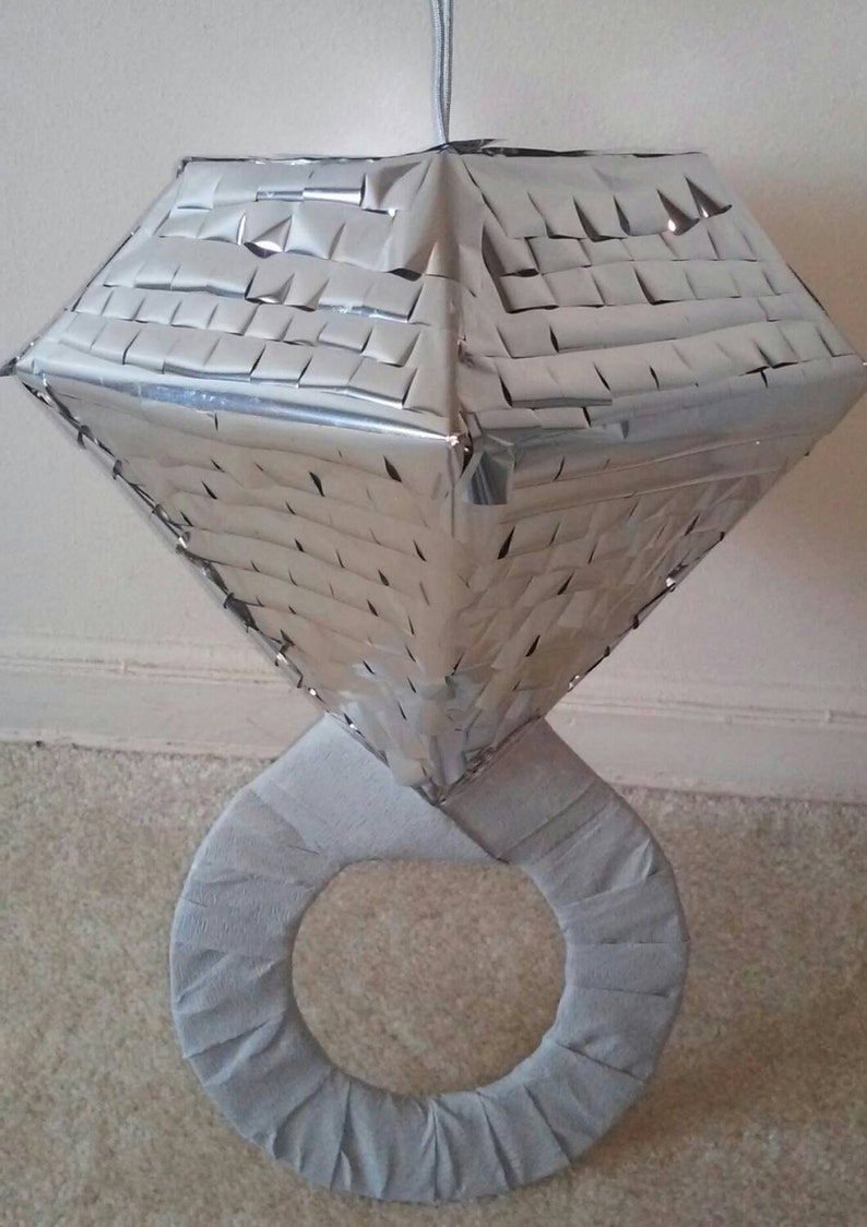 Diamond Ring Pinata for bridal shower engagement party Etsy