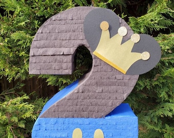 Piñata numérica inspirada en Mickey