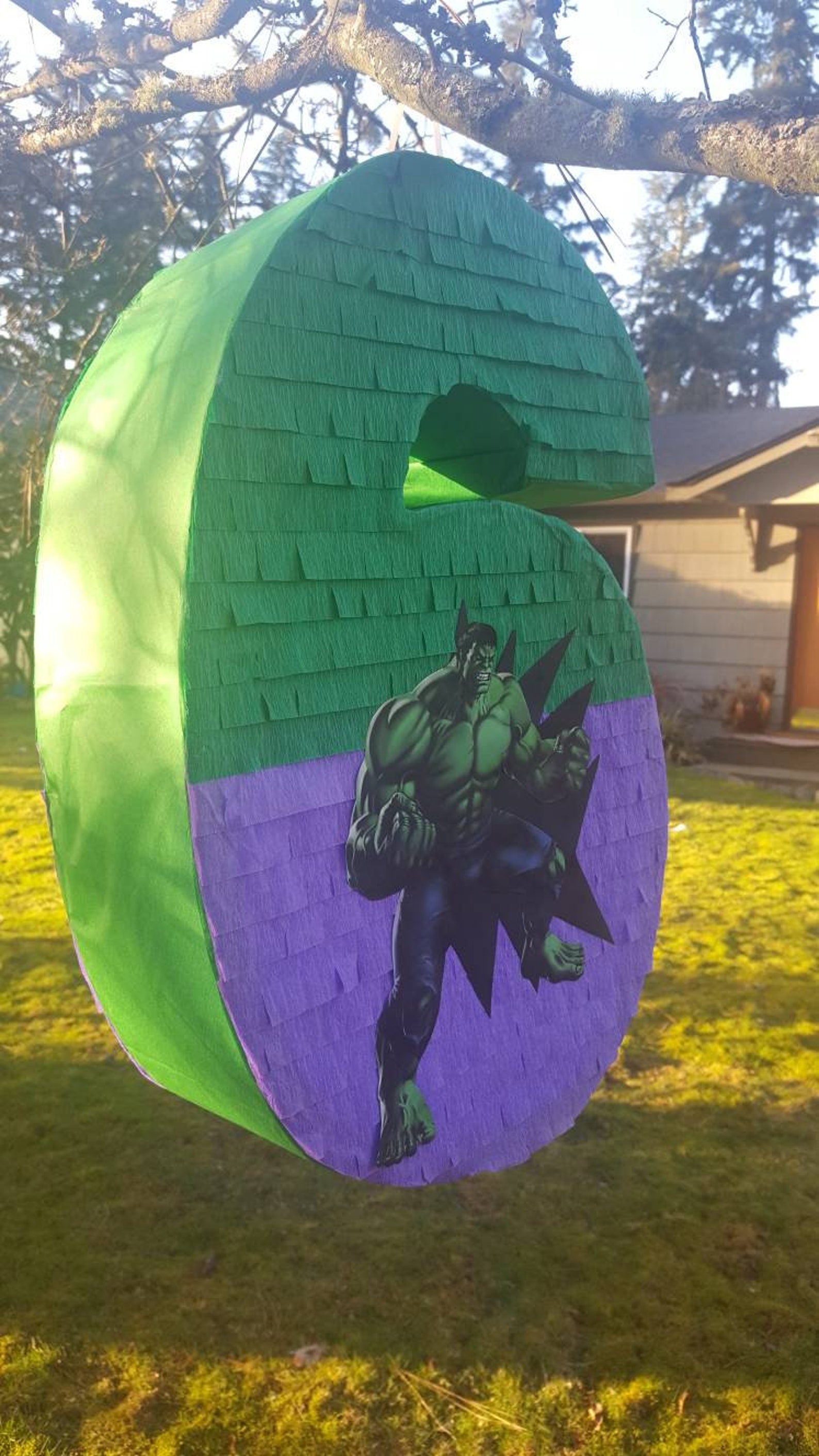 Hulk Number Pinatas Hulk Number Pinatas