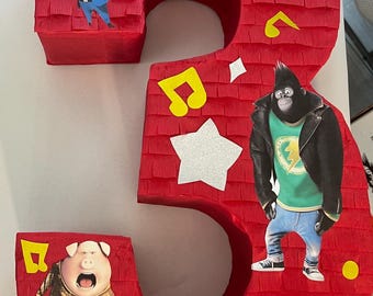 Piñata de personaje/número personalizado