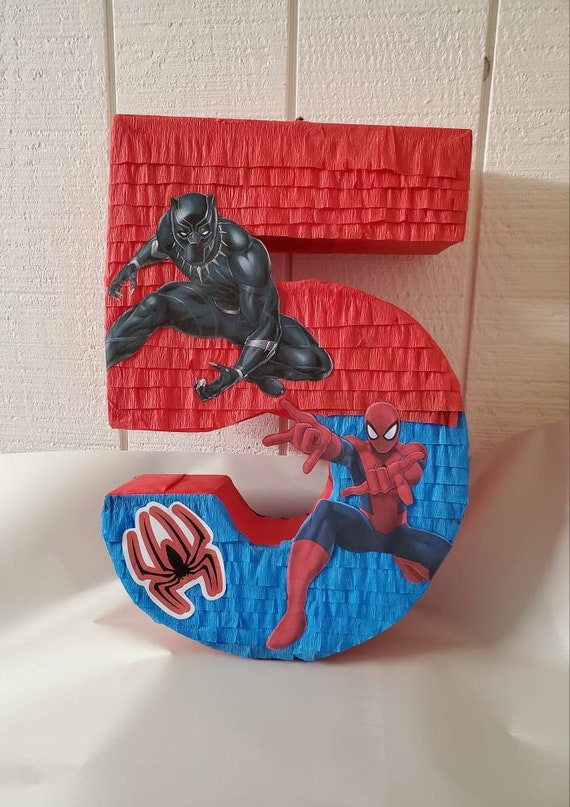 Custom Number pinata/ Your choice of superhero or Villain and number