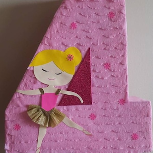 Number ballerina pinata