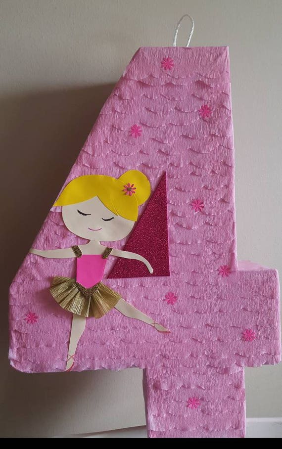 Number ballerina pinata