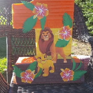 Jungle party Number Pinata
