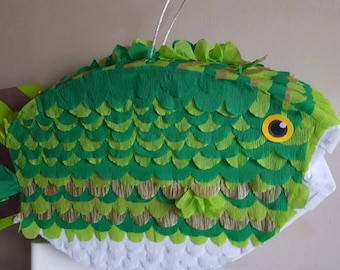 Bass fish pinata