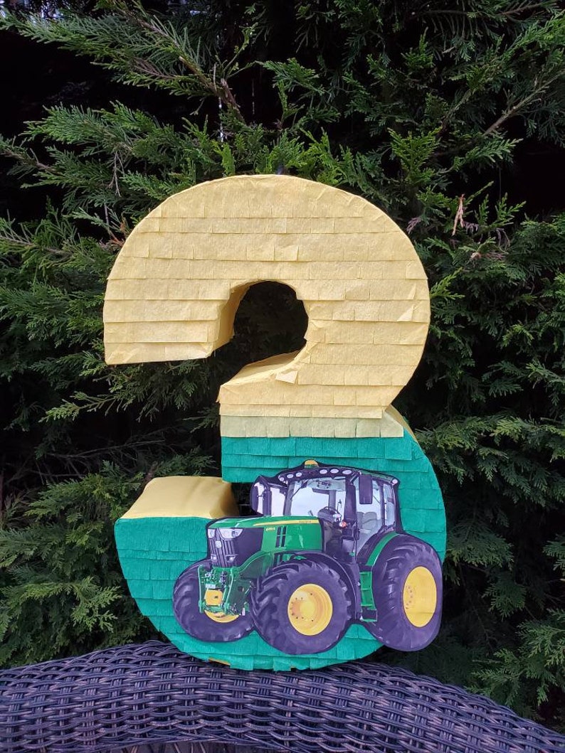 Construction/ Tractor Number pinata image 1