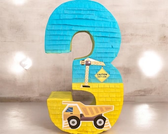 Construction  Number pinata 23" x 14"