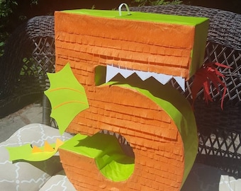 Dragon Number pinata