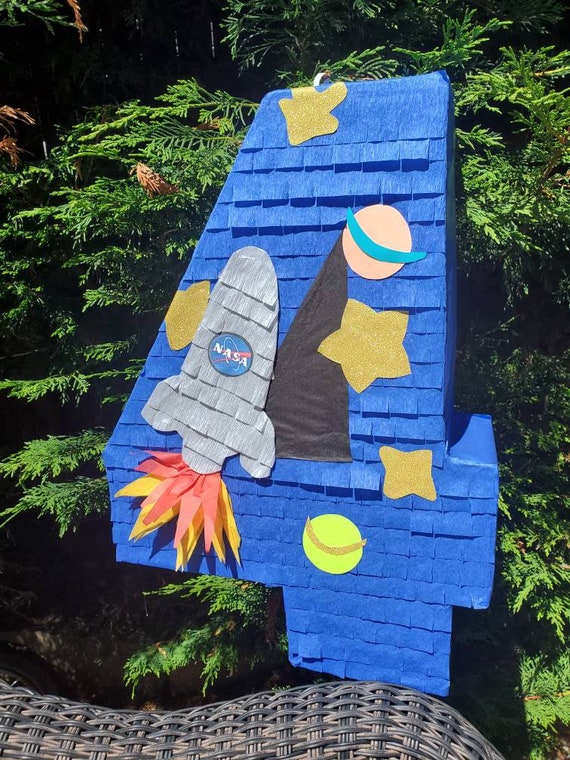 Out of  Space Number pinata 23"×14"