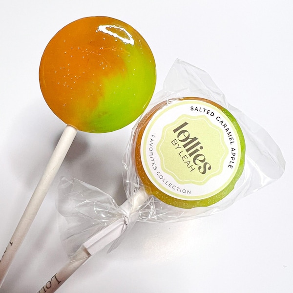 Salted Caramel Lollipops Etsy