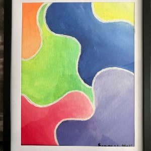 Circular shapes on a flat surface.