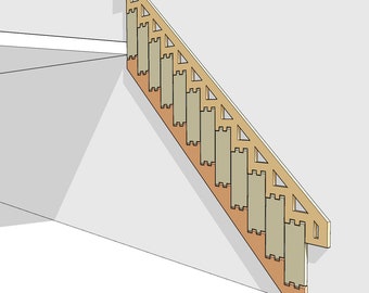 Folding Stair (Optional)  Digital Download (metric/ inch)