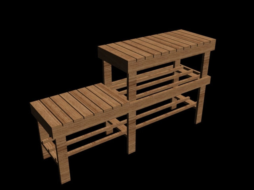 DIY, Wooden Shoe Rack Plan PDF, Digital Download metric/ Inch Etsy