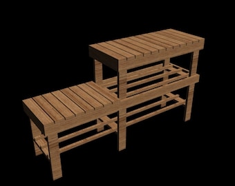 DIY, Wooden Shoe Rack Plan (PDF), Digital Download (metric/ inch)