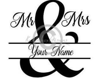 mr mrs monogram etsy