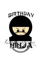 Download Birthday Ninja Svg File Dxf File Ninja Cuttable File Etsy