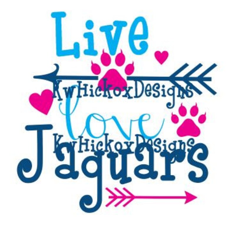 Download Jaguars Svg Sports Svg Paw Svg Arrow Svg High School | Etsy