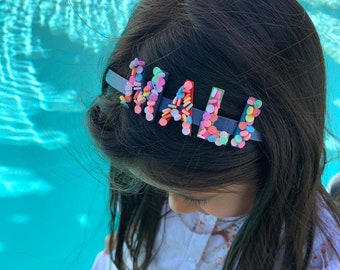 Confetti Headband: Personalized