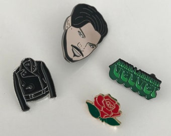 Glambert enamel pins