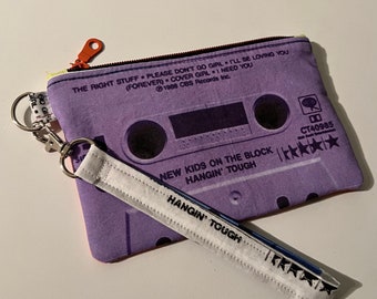 Hanging Tough cassette NKOTB wristlet