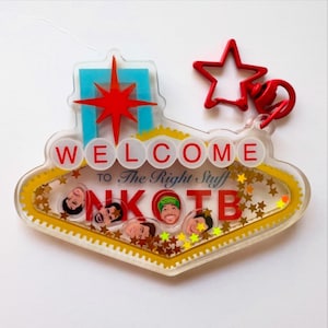 NKOTB Vegas Acrylic Keychain
