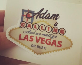 Adam Vegas Glambert sticker