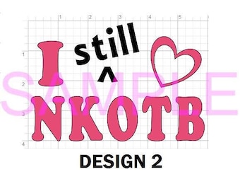 NKOTB vinyl car sticker decal