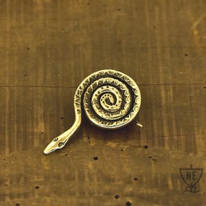 Viking Serpent Brooch, Norse Jewelry, Viking Brooch, Reenactment Historical Jewellery, unique Jewellery, Replica