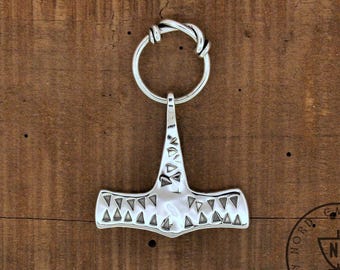 Danish Thor's Hammer: 925 Sterling Silver, Historical Viking Jewellery