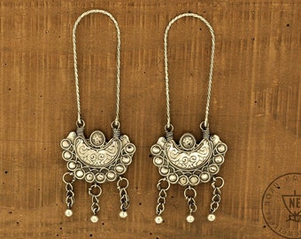 Anillos de templo vikingo, plata de ley, recreación de joyas vikingas, pendientes vikingos, anillos de templo vikingo eslavo, Bizancio
