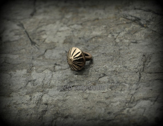 Replica Viking Birka Buttons in Solid Sterling Silver