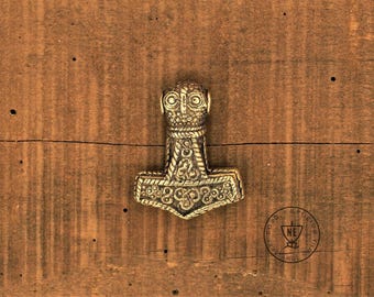 Bredsättra Thor's Hammer: 925 Sterling Silver, Historical Viking Jewellery