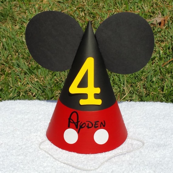 Mickey Mouse Party Hat - Etsy display picture 2