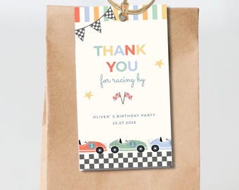 Growing up TWO fast Birthday Invitation and tags, CANVA Template (Digital Download)