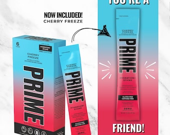 PRIME Hydration Stick Cards: School Printable (Editable in CANVA)