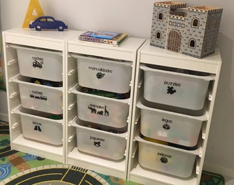 Toy Labels Spanish Espanol Name Toy Picture Digital Etsy