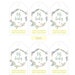 OH Baby Tags Baby Shower Printable Labels Instant Download Greenery ...