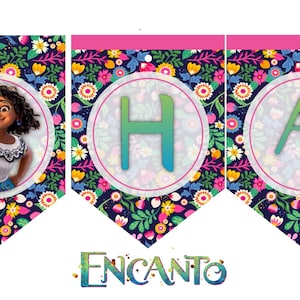 ENCANTO Birthday Party Banner: Madrigal Family (Digital Download)