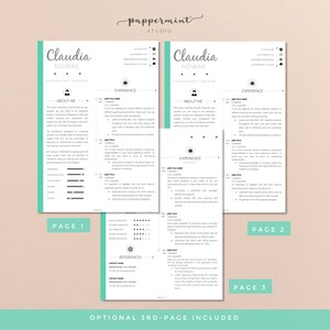 Elementary Teacher Resume Template with Cover Letter for WORD and Power Point PC and Mac Resume Nursing Resume Template 1 Page image 4