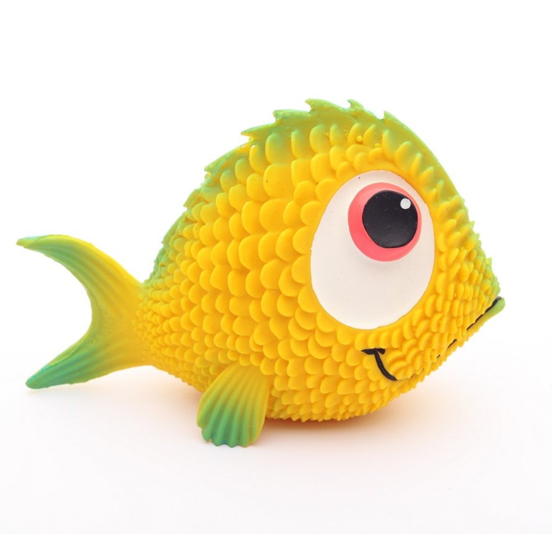 Yellow Sensory Bathtime Fish - Etsy
