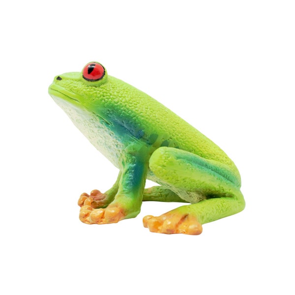 Natural rubber Red-Eyed Tree Frog Toy, fully moulded, air-filled | 12 months+