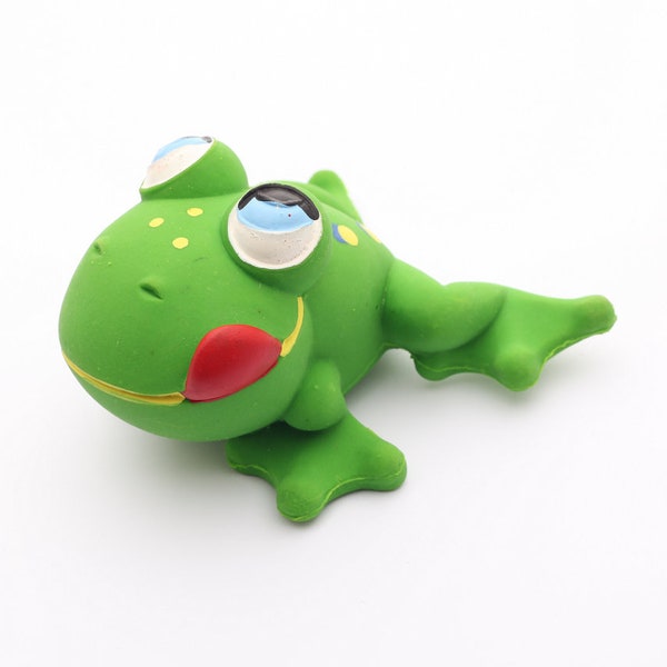 Natural rubber Frog Small | Bath & Teether Toy | Baby Toy | 24 months plus