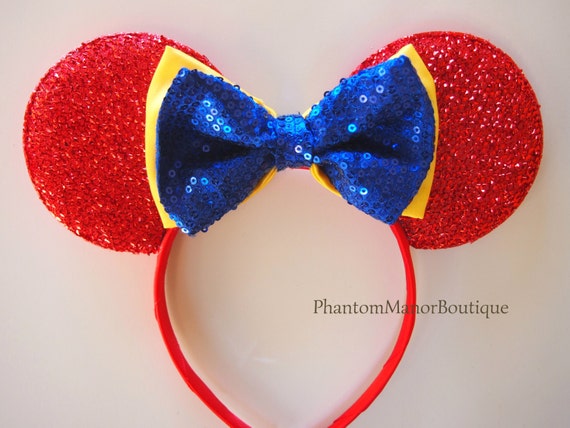 Blanche Neige Inspiré Minnie Mouse Oreilles.