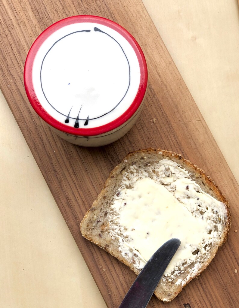 Perfect ceramic water butter dishcrockbutter bell or french Etsy