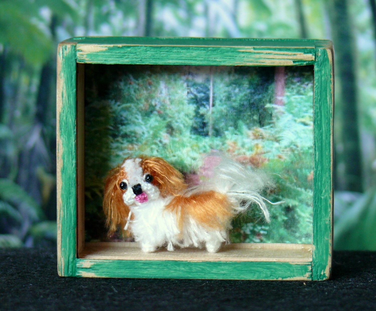 Chien Epagneul Japonais Mini Amigurumi Miniature Minuscule Etsy France