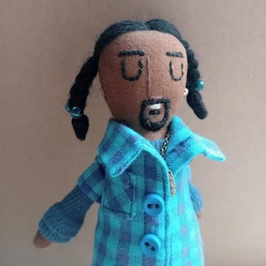 Snoop Dogg Crocheted Emotional Support Doll - Etsy