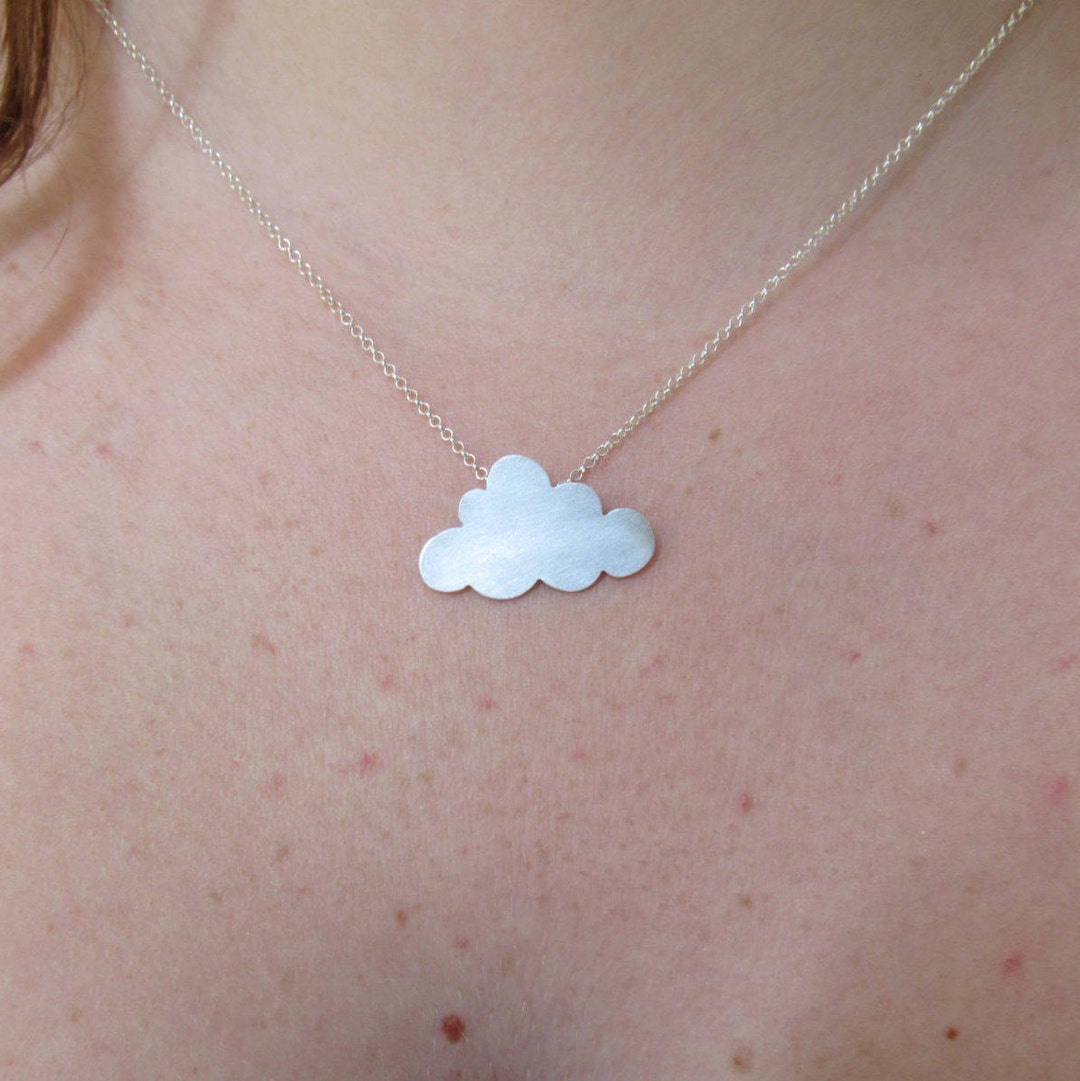 Cloud Necklace, Cloud Jewelry, Rain Cloud Necklace - Etsy